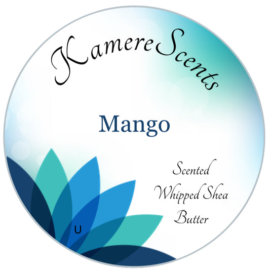 Mango scented whipped she butter